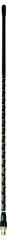 Firestik AMFM4-B 4ft AM FM Receive Antenna Black Fiberglass 3/8×24 Thread