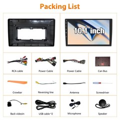 10.1″ Wireless Carplay Android Auto Stereo for 2007-2013 Sierra Tahoe Yukon
