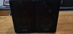 Realistic Radio Shack Minimus 7 40-2030C speakers black pair sounds excellent