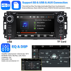 For Dodge RAM 1500 2500 3500 2009-2012 CarPlay GPS Car Radio Stereo DVD Player