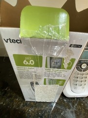 vtech Cordless Telephone With Caller ID / Call Waiting Dect 6.0 White CS6114