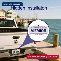 Universal Car Rear View Camera License Plate Bracket, Premium Backup Camera Lice