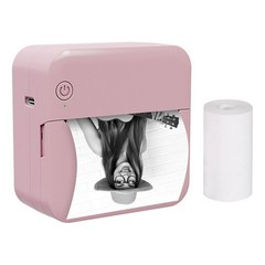 Small thermal paper printer, label barcode photo, wireless Bluetooth printer