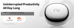 AI Voice Recorder Earbuds Real-Time Transcription ANC Meeting Notes | Silver