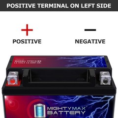 Mighty Max YTX14-BS Replacement Battery Compatible with UTV, 4 Wheeler