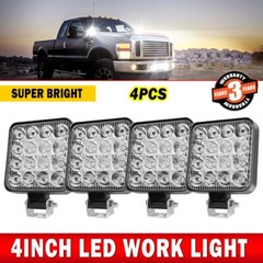 4Pack 4” inch 48W LED Work Light Bar Spot Flood Pods Off Road Truck Fog Lights