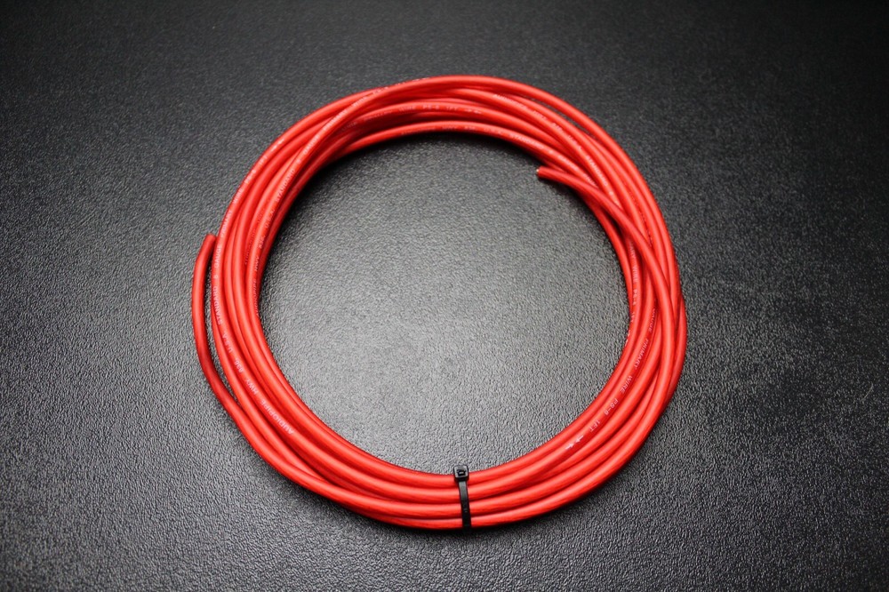8 GAUGE AWG WIRE 10 FT RED CABLE POWER AUTOMOTIVE STRANDED PRIMARY BATTERY PS
