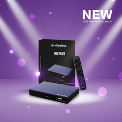 VseeBox V6 Plus 2026 New – Android 14, Voice Remote, Free Shipping