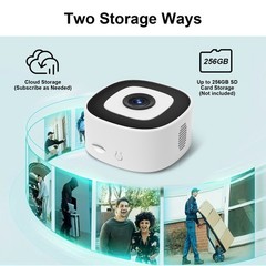 2K Window Camera WIFI Security Camera Color Night Vision Ai Detection 5GHz WiFi