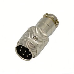 5 PCS 8 Pin Round IN-LINE MALE Microphone Connector HAM Kenwood Icom Yaesu Radio