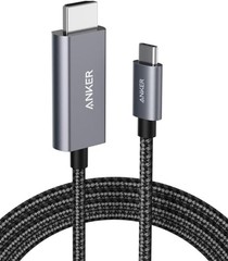 ANKER USB Type C to HDMI 4K 60Hz Cable High-Speed 6FT A8730 – GRAY