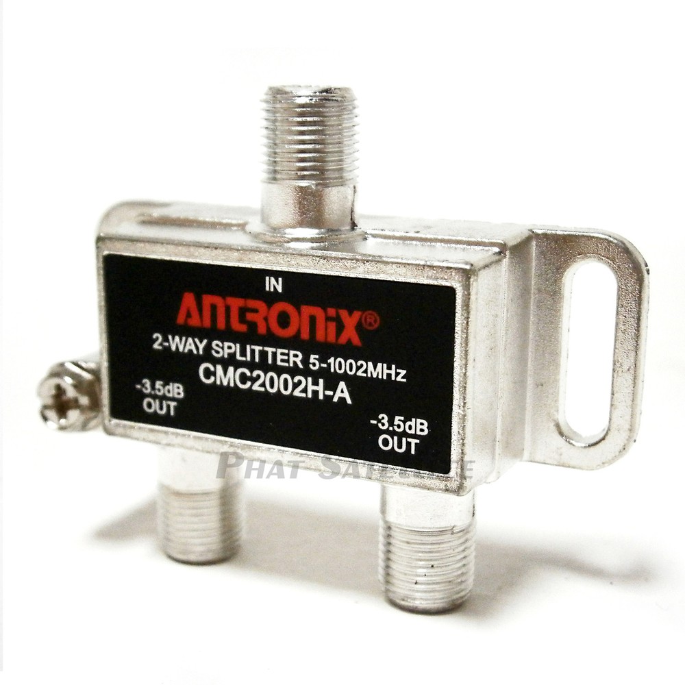 2-way Antronix CMC2002HA Cable TV Splitter Coaxial RG6 Coax splitter 2 output