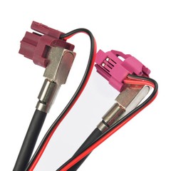 4-Core FAKRA Retrofit CIC Monitor HSD Cable 0.8m For BMW E87 E90 E70 E60 F01 F10