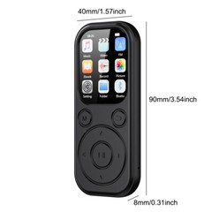 Support 128GB MP4 / MP3 Bluetooth Lossless Music Player FM Radio Recorder Sport.