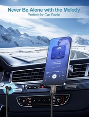 USB C to Aux 3.3 FT, Type C to 3.5mm Male Aux Cord for Car 90 Degree, USB-C to H