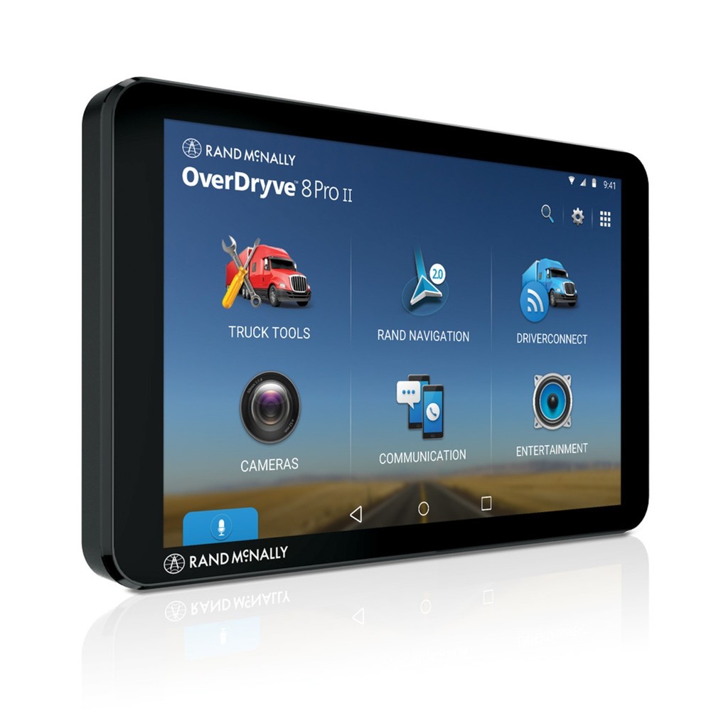 Rand McNally OverDryve 8 Pro II – 8” Truck GPS Tablet w/ Dash Cam, NEW