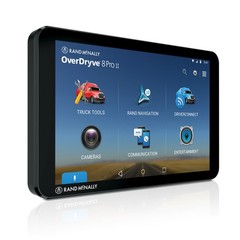 Rand McNally OverDryve 8 Pro II – 8” Truck GPS Tablet w/ Dash Cam, NEW