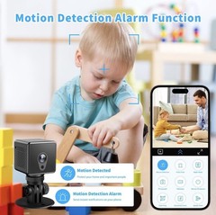 Mini Camera – 4K HD Wireless Small Camera – Tiny Indoor Security Camera with …