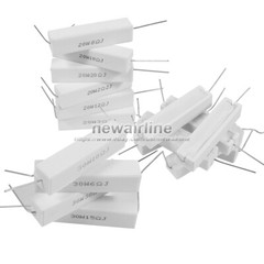 2pcs 20/30W 1-40 ohm Speaker Divider Crossover Wirewound Ceramic Cement Resistor