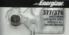 377 ENERGIZER 376 SR626SW SR626W WATCH BATTERIES Authorize Seller