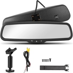 Car Backup Camera License Plate Frame Rear View Parking Kit+4.3″ Monitor Bracket