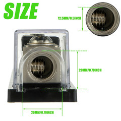 0/2/4 Gauge AWG Inline ANL Fuse Holder with 350 Amp Fuse