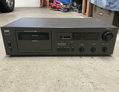 NAD 6325 Stereo Cassette Deck Dolby NR Black Type A Plug Regional Fitment