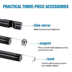 6LED USB Snake Endoscope Borescope HD Inspection Camera Scope For Android Type C
