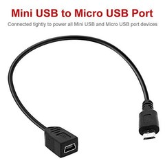 Universal Dash Cam Hardwire Kit Micro/Mini USB 12-24V to 5V