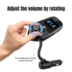 Wireless Car Bluetooth FM Transmitter Radio Adapter MP3 Player USB Charger AUX