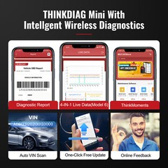 MUCAR OBD2 Scan Tool Bluetooth All System ABS SRS Engine Car Fault Code Reader