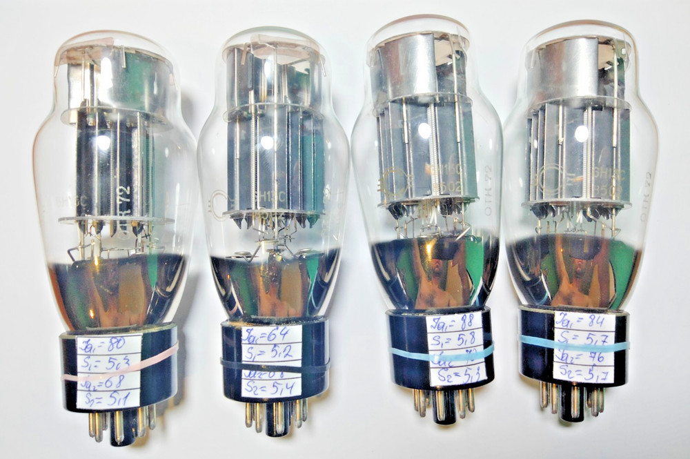 4 pcs NEW 6N13S/6AS7G/ Svetlana tubes Same Date 02.1985