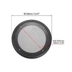 2pcs 4″ Speaker Grill Cover Mesh Decorative Circle Woofer Guard Protector