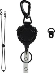 Durable CB Mic Holder with Polycarbonate Shell and Strong Steel Cord – 31.5″