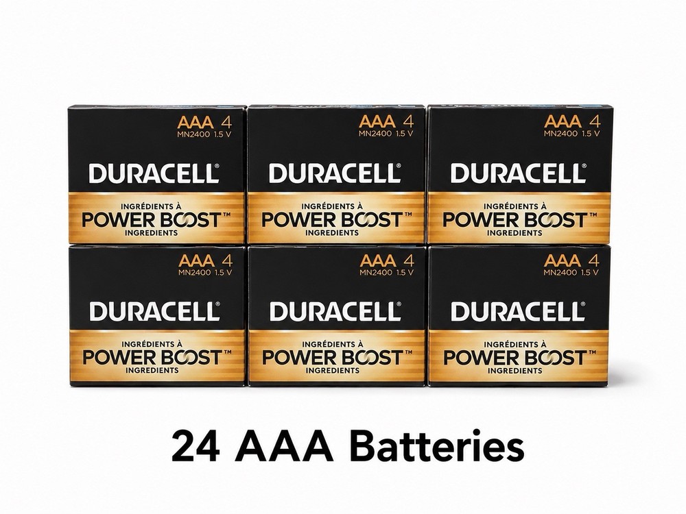 Duracell Power Booster AAA Alkaline Batteries – 24 Count New 1.5V