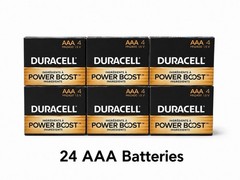 Duracell Power Booster AAA Alkaline Batteries – 24 Count New 1.5V