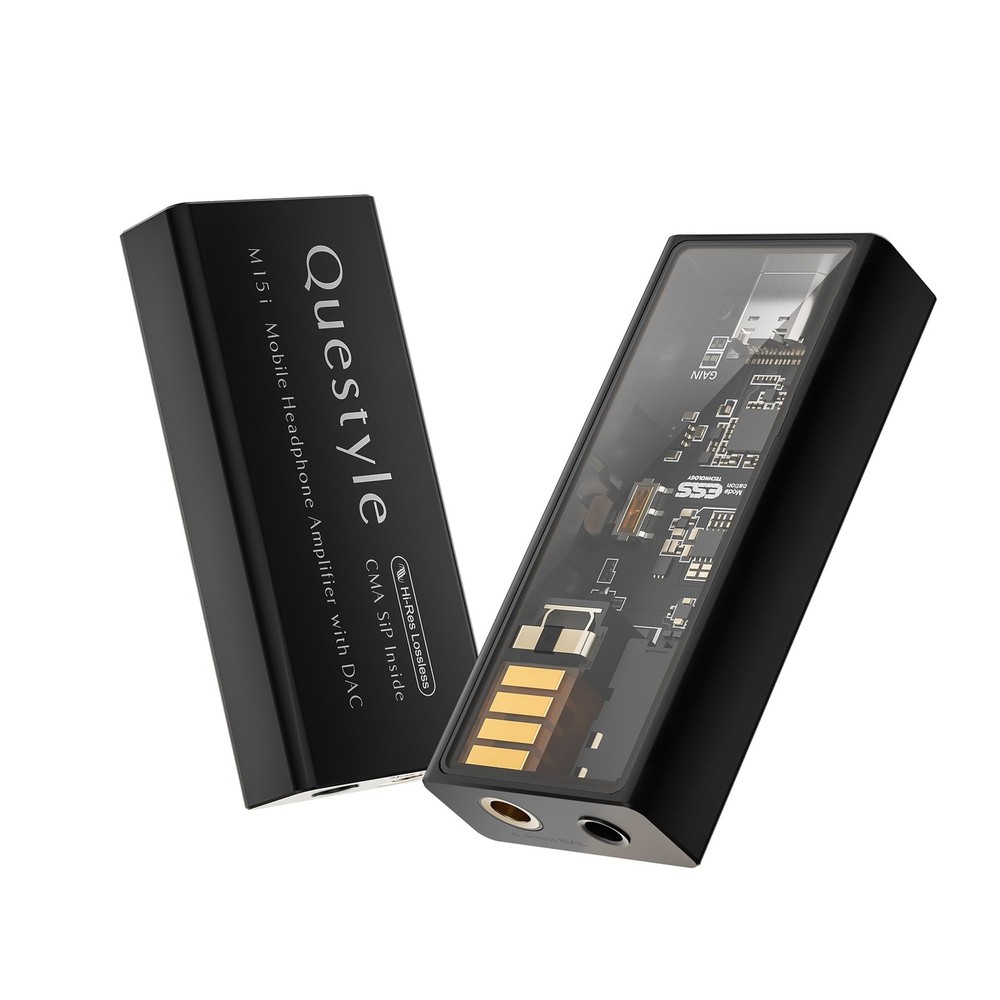 Mobile DAC Amp USB C 3.5mm 4.4mm Balanced Output Questyle M15i Portable DSD512