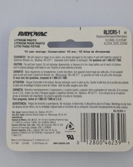 Rayovac Lithium Photo Camera Battery 2CR5 RL2CR5-1 6volts 2 Packs Of 2 USA NEW