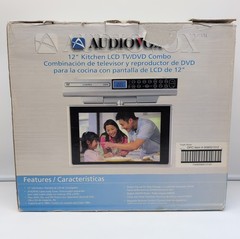 Audiovox Under Cabinet 12″ Kitchen LCD TV/DVD Combo New Open Box With Remote
