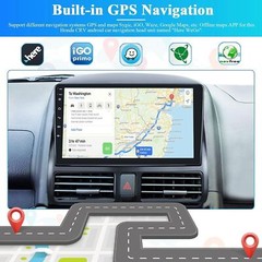 Apple CarPlay Android 15 Car Stereo Radio GPS Wifi For Honda CR-V CRV 2002-2006
