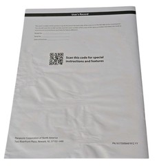 Panasonic Microwave Oven Owner’s Manual, Household Use, Model No. NN-SC668S