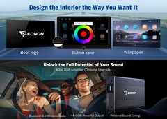 Eonon UX7A PLUS Android Auto 2 DIN 10.1″ Wireless CarPlay GPS Sat Nav Car Radio