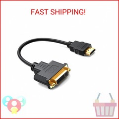 MMOBIEL HDMI to DVI Cable Adapter – Bi-Directional – Female DVI-I Dual Link to M