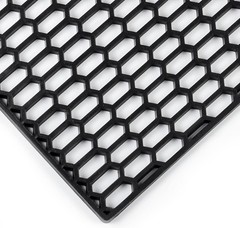 47″x16″ ABS Plastic Universal Car Grill Mesh, Honeycomb 15x20mm Black