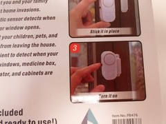 Perfect Security Alarm for Home Doors & Windows 4 pcs -90 dB- Item Brand NEW