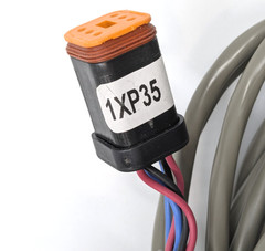 Unbranded 4-Pin 18AWG Deutsch 6-Pin 1XP35 Round Cable Wiring Harness | Lot of 3