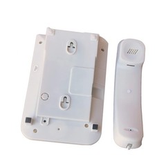 Corded Basic Landline Phone FSK DTMF Simple Caller ID LCD Display White