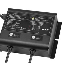 VEVOR 2-Bank 5A 12V Smart Marine Battery Charger Onboard IP68 Waterproof Boat RV