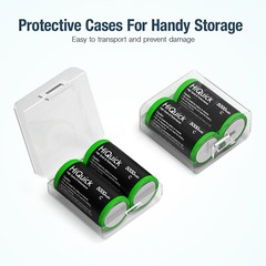 HiQuick C/ D Cell Rechargeable Batteries Pack 1.2V NiMH / Battery Charger LOT