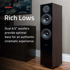 Fluance Elite 5.0 Surround Sound Home Theater Speaker System – Black